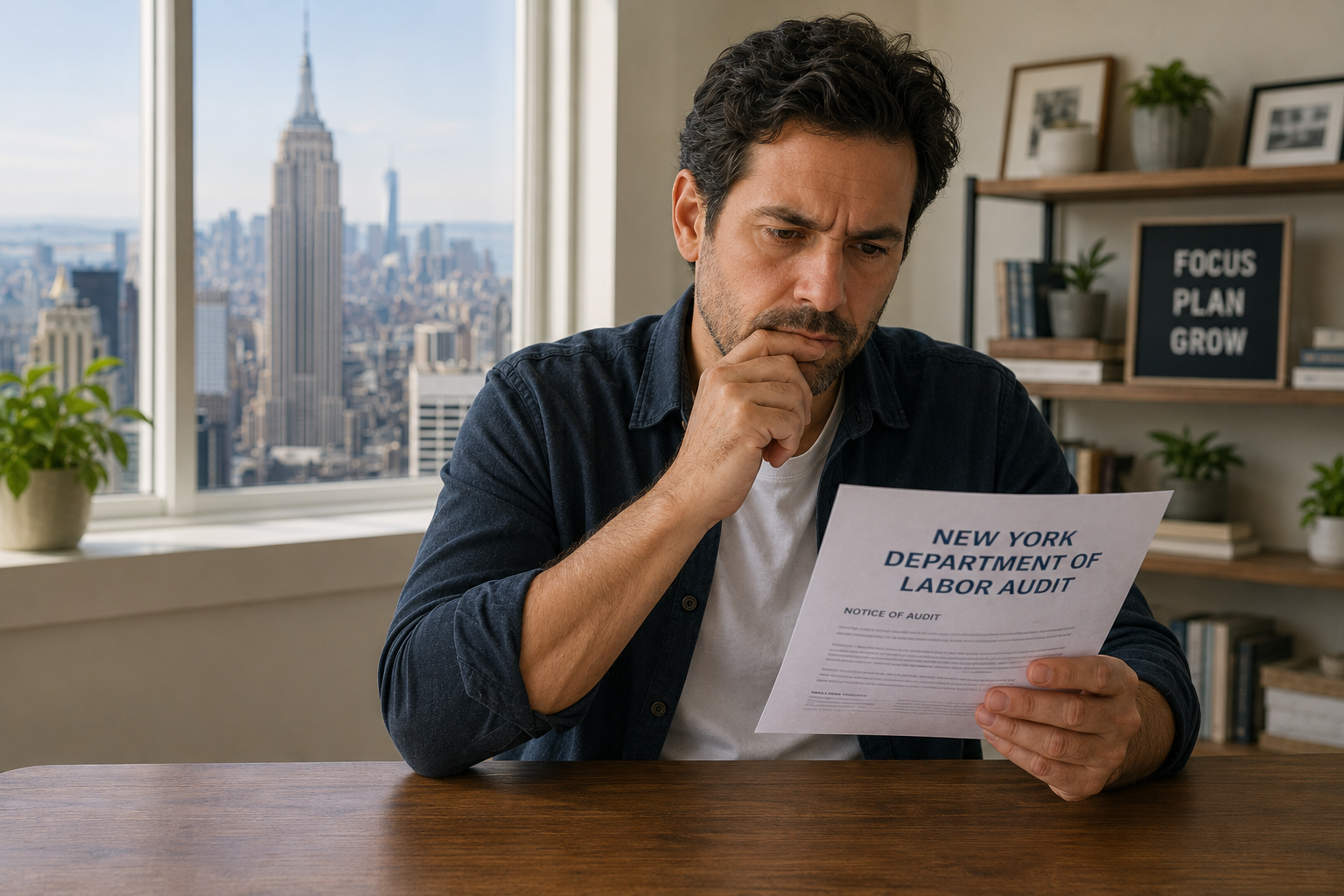 Reviewing a New York Department of Labor audit notice