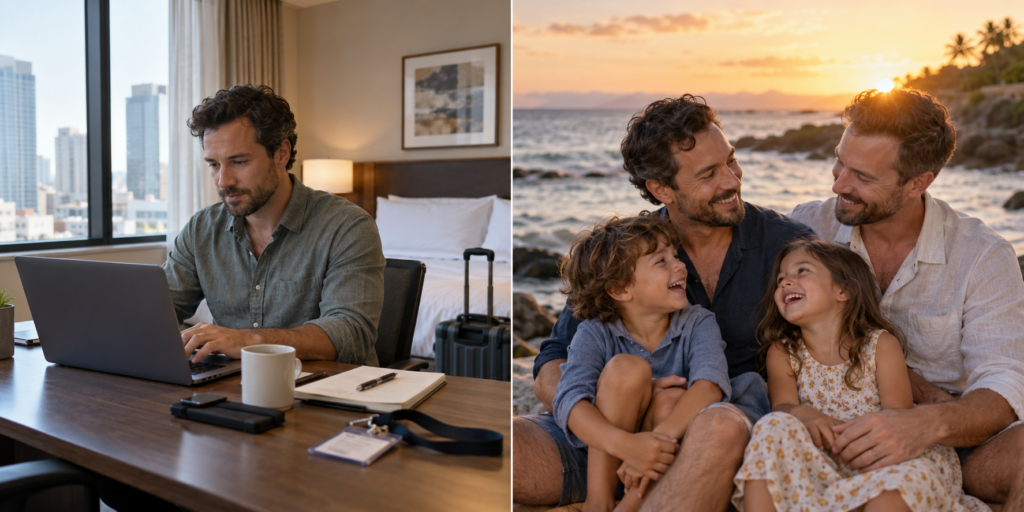 Business owner reviewing whether they can deduct a vacation as a business expense